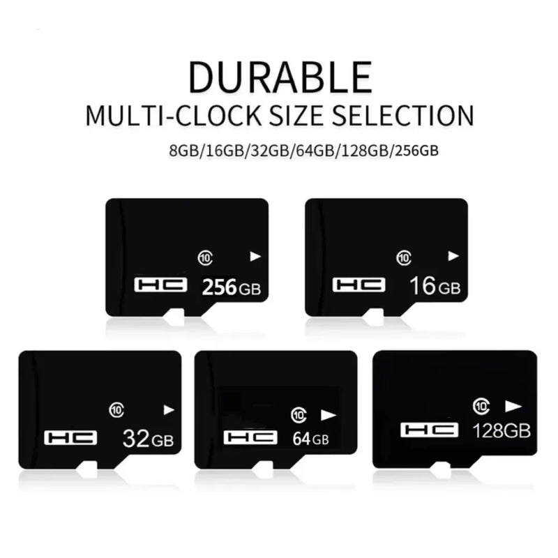 10PCS TF Card Class10 128GB 256GB cartao de memoria 32GB 64GB 16G SD Card 8G 4GB 2GB Flash Memory Card for Digital Devices