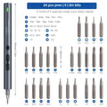 28/62 in 1 Electric Screwdriver Set Precision Power Tool Kit Rechargeable Wireless Mini Small Bits for - View 5 | SAMAG