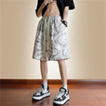 Cool Bear Print High Street Oversize Basketball Shorts | SAMAG