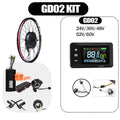 48V52V 2000W Electric bike Conversion Kit Brushless Gearless Rear hub Motor Wheel 20-29inch 700C MTX39 Rim for E Bike Kit