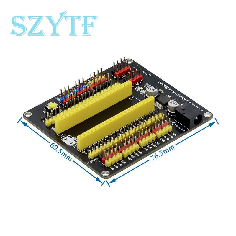 Expansion Board GPIO Breakout Extension Adapter Onboard Male and Female Pins for Raspberry Pi Pico 