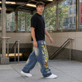 UP.THE Oversized Baggy Jeans for Men, Retro Gradient | SAMAG