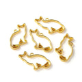 5pcs Cat Border Mold Resin Silicone Geometric Hollow Metal Frame Bezel Epoxy Pendant For DIY Jewelry - Visuel 10 | SAMAG