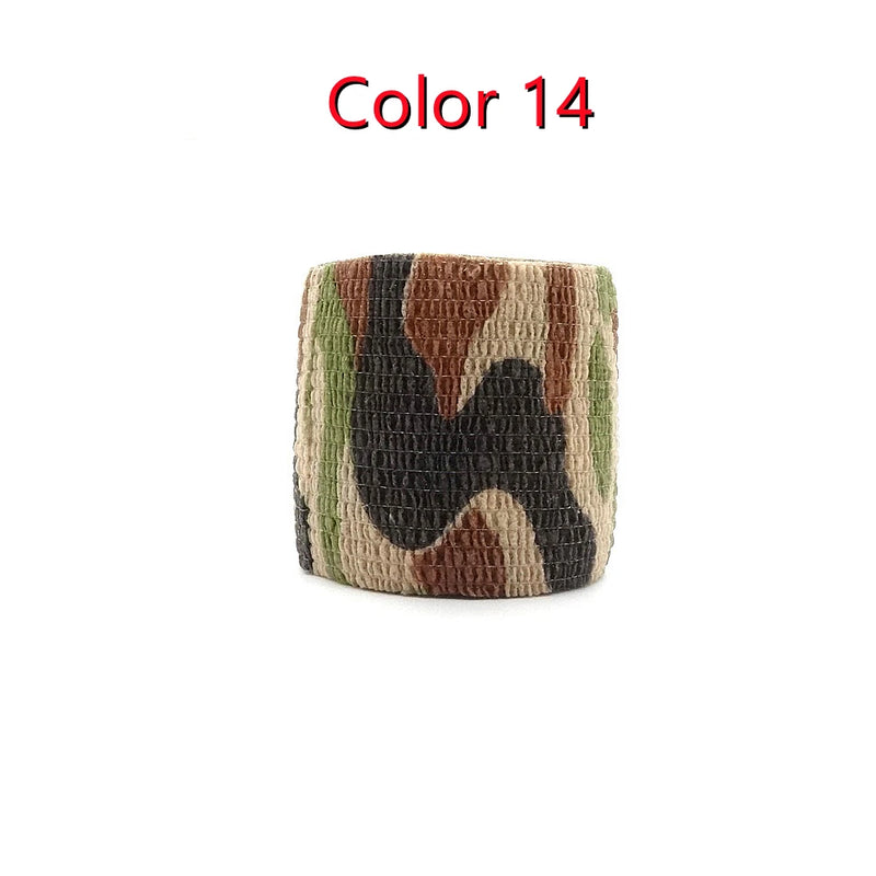 1 Roll U Pick 4.5m*5cm Waterproof Outdoor Camo Hiking Camping Hunting Camouflage Stealth Tape Wraps