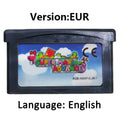 Mario GBA Games cards EUR USA Version GBA Game Cartridge 32 Bit Video Game Console Card Series Super  Wario Land4