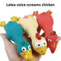 Bite Resistant Squeaky Dog Rubber Toy Latex Animal Shapes Chew Toy for Puppy Sound Making Pet Supplies