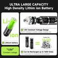 PALO 3400mWh Li-ion 1.5V AA and AAA Rechargeable Batteries with 8-channel magnetic flip charger for 1.5V 2A 3A Lithium Batteries