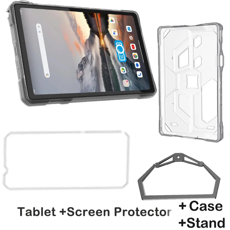 8849 Tank Pad Ultra Unihertz Rugged Tablet with Projector 260 Lumens 1080P 23400mAh 5G Android15 Wifi 6 32+512GB Dimensity 8200