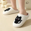 Casual Women's Slippers Home Winter Fluffy Luxury Designer Woman Shoes Flat Cute Cartoon Indoor Fuzzy Fur Slides Soft Elegant