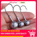 5pcs 1g 2g 3g 4g 5g 10g 20g 22g 25g 28g crank Jig head hook fishing hook head Jig lure hard bait soft worm jig hook for fishing