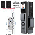 Outdoor Waterproof Lock Wifi Tuya APP Remote Voice Intercom Electronic Door Lock Face Fingerprint Smart Door Lock With Camera