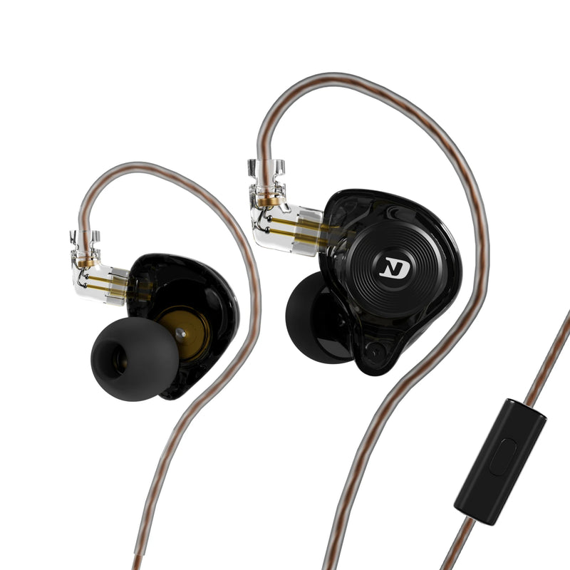 ND LEO HiFi Headphones Dynamic Drive Game Earphone Stereo Bass Earbud DJ Music Cancelling Sport Headsets with Detachable Cable