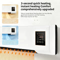 Electric Air Conditioner Fan Wall Mount Easy Temperature Timer Heating and Cooling Fan Space Heater Fan with Remote Control