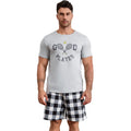 Men's Loungewear Summer Short Sleeve Shorts Pajamas Youth Soft Skin-friendly Loose Casual Wear Suit Lounge Set Pijamas for Men