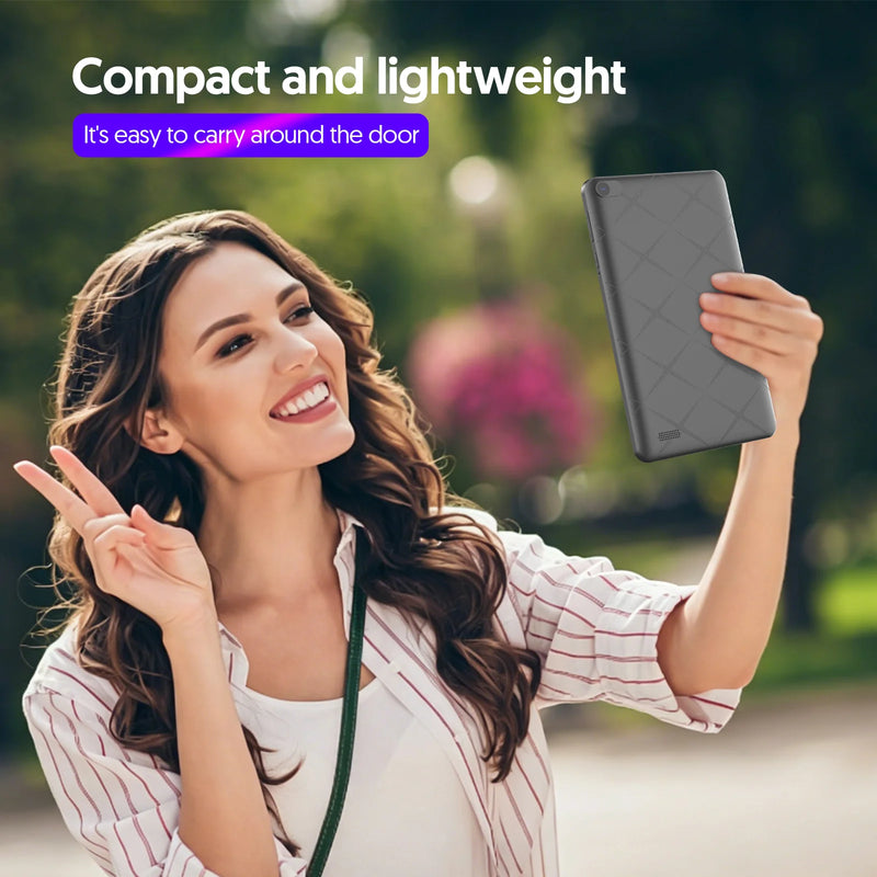 7-inch Android 15 Tablet, 8GB (3+5) RAM, 32GB Storage, 3500mAh Battery, HD 1024x600 IPS Display, Dual Cameras, Wi-Fi, Bluetooth