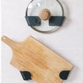 2pc/set Wall Mounted Pot Lid Holder Cover Hang on The for Kitchen Space Saving Storage Shelf - View 2 | SAMAG