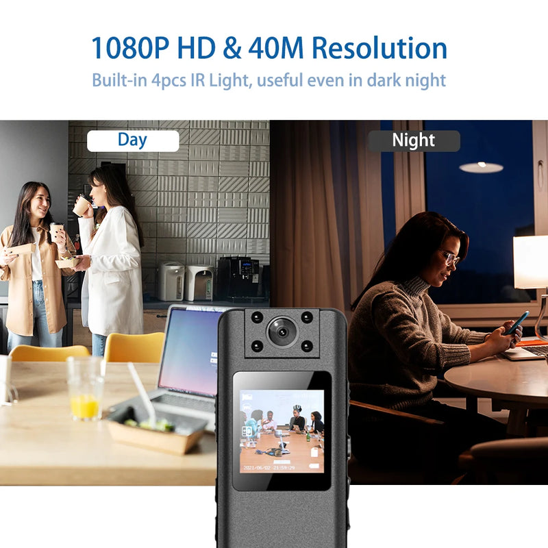 Vandlion A22 Action Sports Camera 2200mAh Long Time Record FHD 1080P Body Camera Motion Detection Night Vision Camera