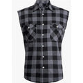 Men's Summer Sleeveless Vests Turn-down Collar Shirts sports Vest Single-breasted Plaid Tank Top cardigan Casual Vests Men tops