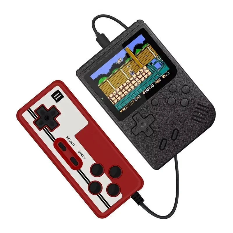 Retro Portable Mini Handheld Game Player 2.4 Inch 8 Bit Video Game Console with 500 Built-in Games Kid-Friendly Gameboy Gift.