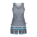 Bikini Sets With Shorts Women's Vintage Printed Tankini | SAMAG