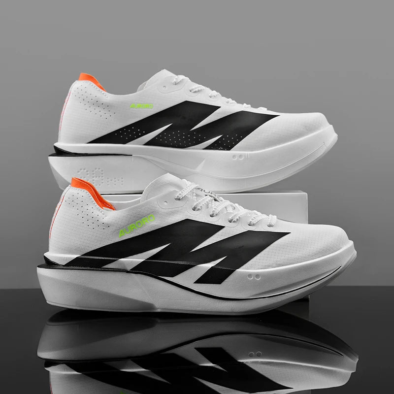 Men Carbon Plate Running Shoes Breathable Women Athletic Tennis Sneakers Cushion Sport Trainers Outdoor Marathon Jogging Shoes