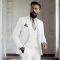 Champagne mens Tuxedo Wedding Suits For Bespoke Groom Wear Formal Fashion Prom Party Blazer+Pants+Vest - View 18 | SAMAG