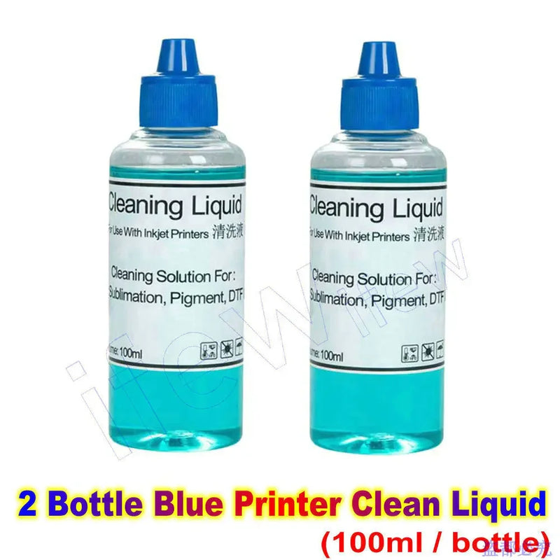 Print Head Dtf Cleaner Printer Cleaning Liquid Kit for Epson Canon HP Brother Nozzle Cleaning Solution Fluid Clean Printer Heads