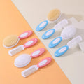 Baby Hair & Body Wash Brush Set-Soft Bristle Bath Scrubber,Gentle Hair Comb & Woolen Care Brush for Gentle Cleansing & Grooming