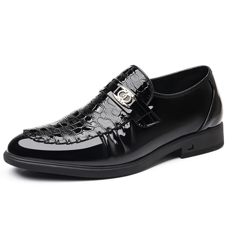Men's business leather shoes, high-end casual leather shoes, light luxury formal wear, business British dress shoes