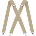New Adjustable Adult Suspenders Elastic Strong Metal Clips Adult Belt 4 Clips Clip-on Suspenders Men Women