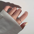 925 Sterling Silve Love Heart Hollowed Out Ring For Women Girl Extremely Fine Korea Ins Jewelry Gift Dropshipping