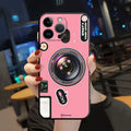 Retro Personality phone case For iphone16E 16pro 15pro 14 13 12 11 7 8 XR XS 14plus Silicone Anti Fall Protective Cover