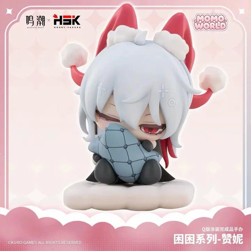 Pre Sale KURO GAMES Genuine Wuthering Waves Sleepy Series Chibi Figurines Brant Zani Phoebe Carlotta Rococo Cantarella Cosplay