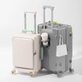 Side Opening Suitcase Scalable Large Capacity Case Rolling Luggage 20/24/28inch Travel Trolley Bag With TSA Lock Colorful Wheels