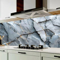PVC 60cm waterproof marble self-adhesive wallpaper bathroom cabinet countertop contact paper waterproof wall sticker