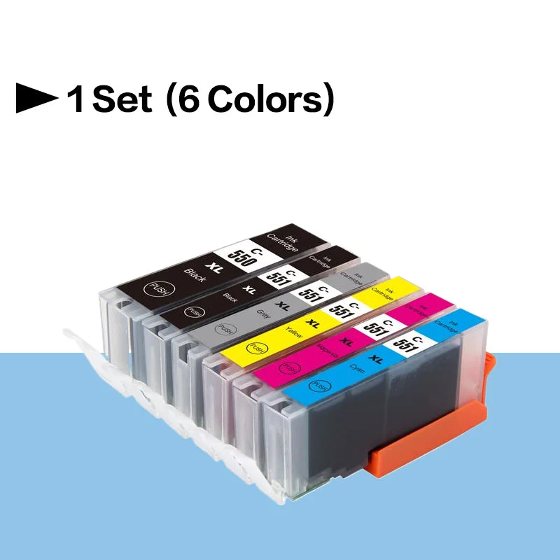 PGI-550 CLI-551 PGI550XL Compatible Ink cartridge - Visuel 10 | SAMAG