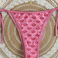 Women's Two Piece Bikini Set 2025, Sexy Triangle Push Up Swimsuit, Floral Print Bathing Suit, Beach Swimwear