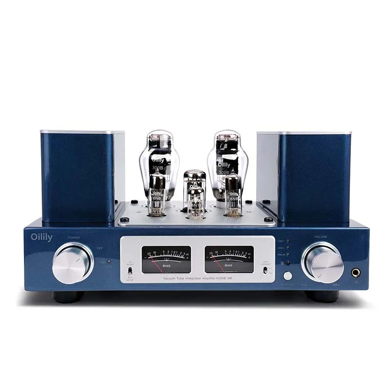 Oilily Vacuum Tube Amplifier 300B X 2 Single-Ended Class A Integrated Amplifier, Automatic Bias Adjustment, High-End Power Amp