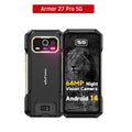 Ulefone Armor 27 Pro 5G Rugged Phone 10600mAh Smartphone Android 14 50MP+64MP Night Vision Camera Up to 24GB+256GB NFC
