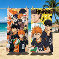 Anime Haikyuu!! Towel Towel Soft Pool Gift For Travel Gym Shower Cool Camping Quick Dry Sports  Large Beach Towel