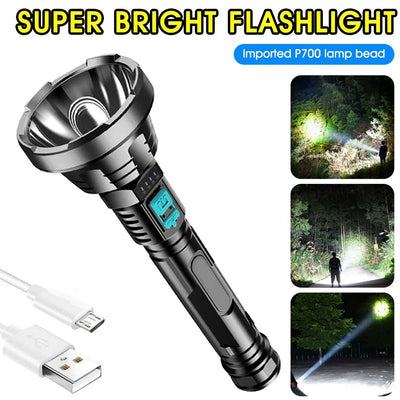 Large Long Range Home Outdoor Flashlight Strong Light LED | SAMAG
