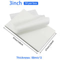 Multi-Size Thermal Laminating Bags: A4/A5/Letter Size Clear Glossy Sheets, Rounded Corners Heat Seal for Office School Home Holi