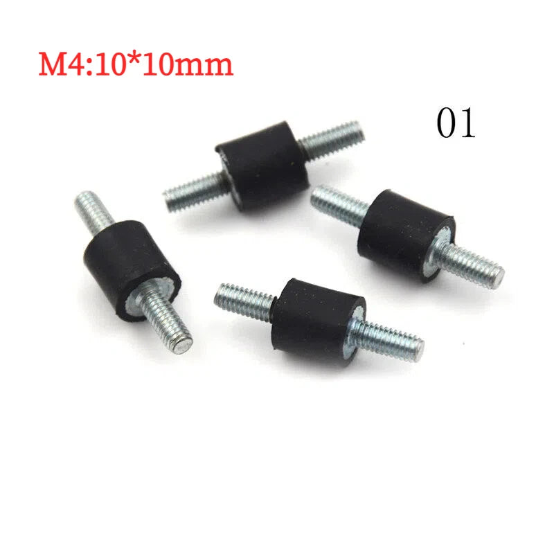 4pcs/lot Anti Vibration Silentblock Boat Car Bobbin  Rubber Mounts Male Tools M4 M5 M6 M8 Rubber Mounts Shock Damper
