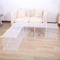 Small Animal Cage Foldable Pet Dogs Playpen Crate Fence Puppy Kennel House Exercise Training Cage Puppy Kitten Space Dog Supplie