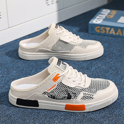 HKDQ Men's Half Shoes Summer Casual Sandals Breathable | SAMAG