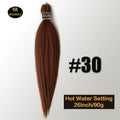 Kanekalon 26inch Hot Water Set Pre Stretched Jumbo Braiding Hair Box Twist Braids Synthetic Hair Extensions For Women Soft Yaki