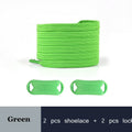 1 Pair No Tie Shoe Laces Elastic Laces for Sneakers Flat Shoelaces Without Ties Shoelace with Lock for Kids Adult Shoestrings