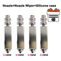 For Anycubic Kobra X Nozzle KX Bimetal 0.25/0.6/0.8/0.4mm - Visuel 23 | SAMAG