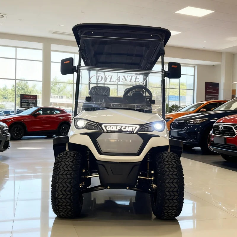 Wholesale CE Export Electric Golf Cart Golf Course Club 2/4/6/8 Seater Off-Road Solar Power Electric Golf Cart