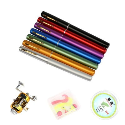 New Collapsible Pen Fishing Rod Telescopic Mini Combos | SAMAG